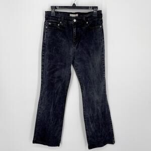 Levi's VINTAGE 512 Perfectly Slimming Mom Jeans Womens Sz 12 M Black High Waist